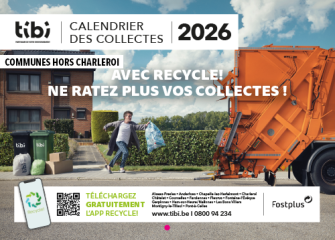 Calendrier des collectes 2026 - Dates collectes Hors Charleroi