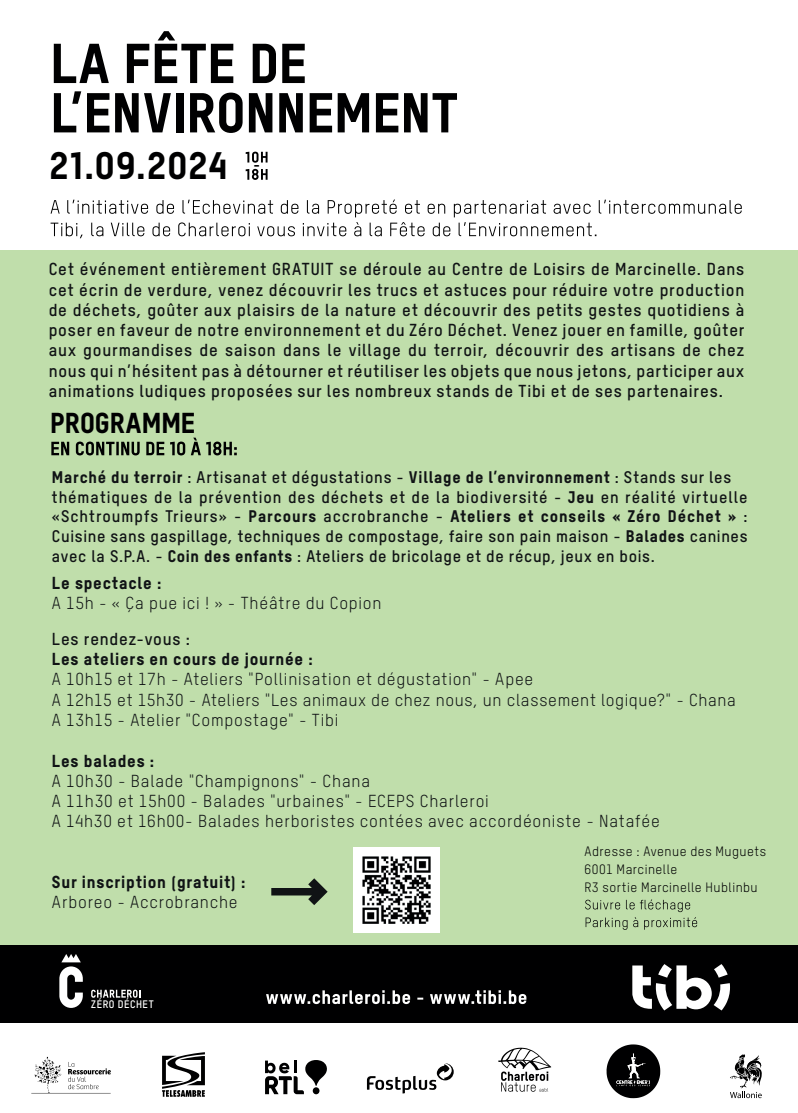 Programme de la fête de l'environnement