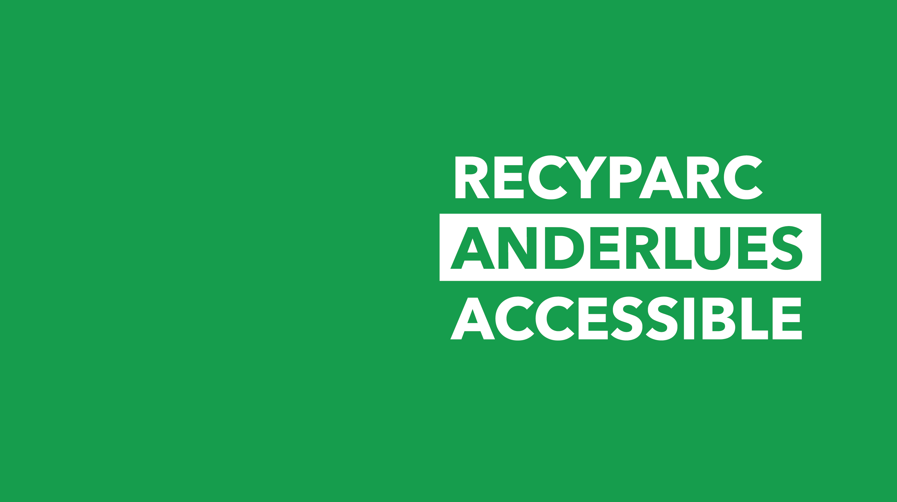 Réouverture du recyparc d'Anderlues ce mardi 6 août 